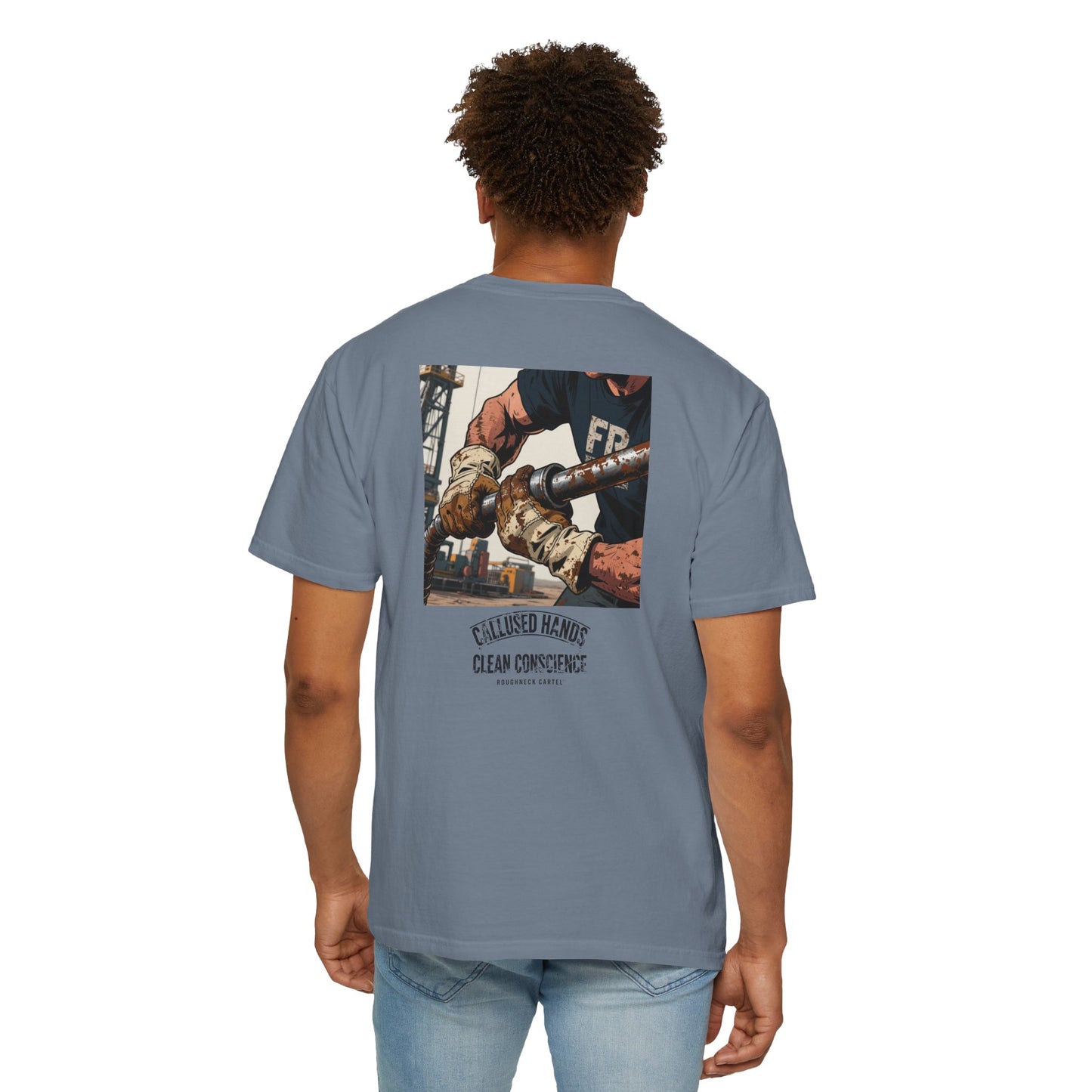 Callused Hands Vintage Workwear T-Shirt — Oilfield Tradesman Graphic