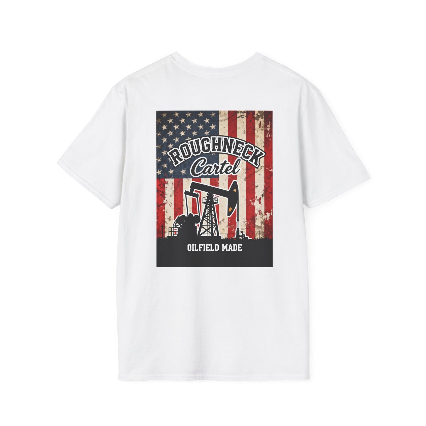 American Flag Oilfield Pumpjack T-Shirt | American Dream
