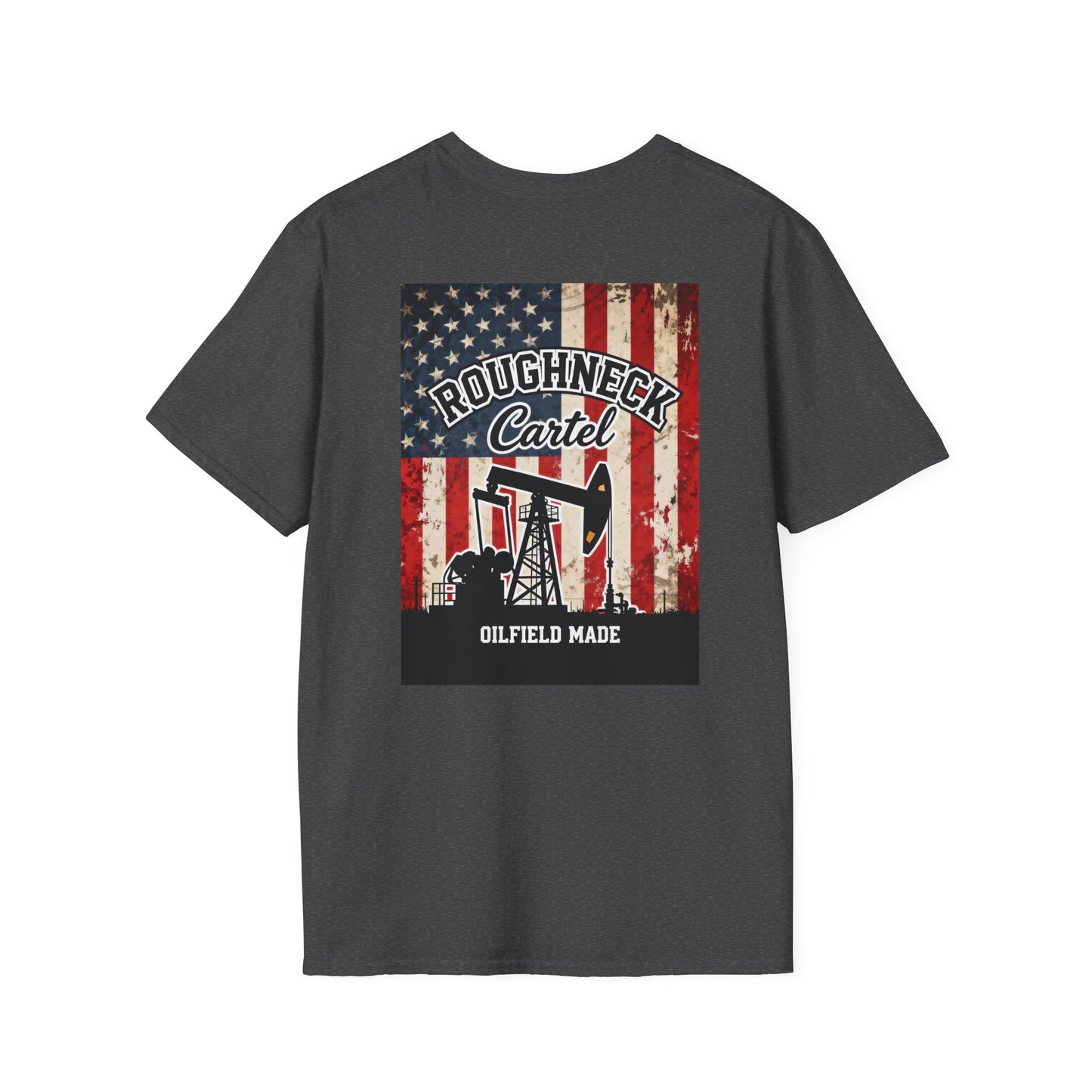 American Flag Oilfield Pumpjack T-Shirt | American Dream