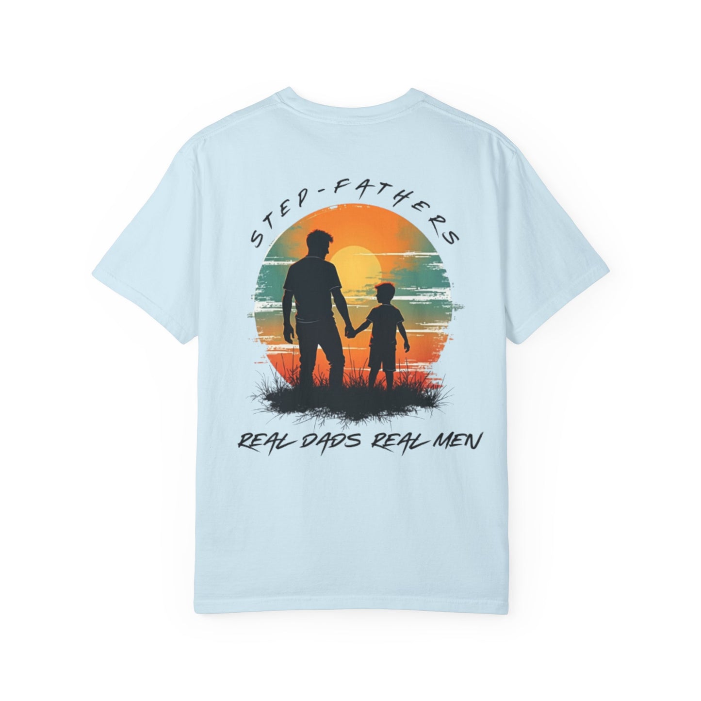 Step Dad Sunset T-Shirt, Stepdad Father's Day Gift, Bonus Dad Shirt, I Stepped Up Dad Tee, Step Father Apparel Gift | Built By Grit