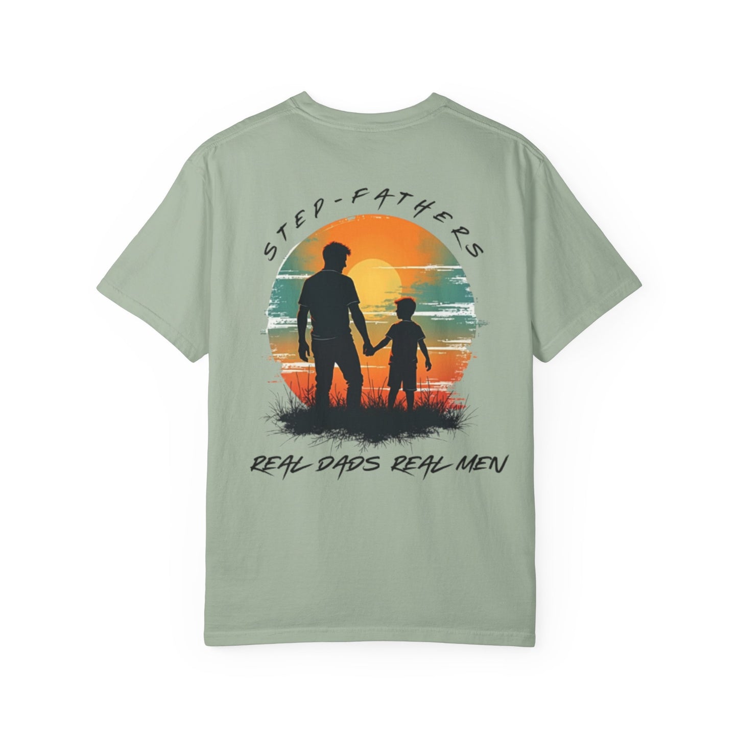 Step Dad Sunset T-Shirt, Stepdad Father's Day Gift, Bonus Dad Shirt, I Stepped Up Dad Tee, Step Father Apparel Gift | Built By Grit