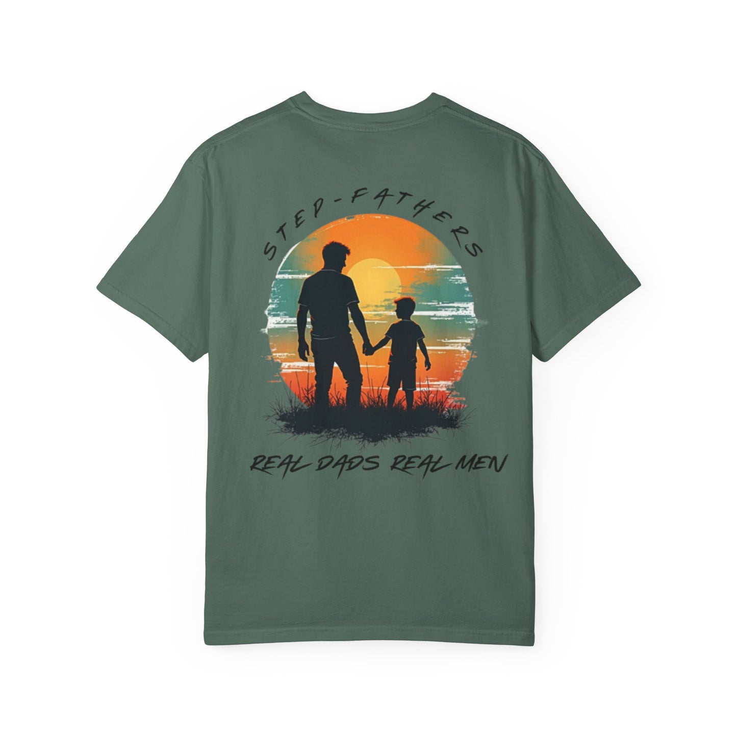 Step Dad Sunset T-Shirt, Stepdad Father's Day Gift, Bonus Dad Shirt, I Stepped Up Dad Tee, Step Father Apparel Gift | Built By Grit