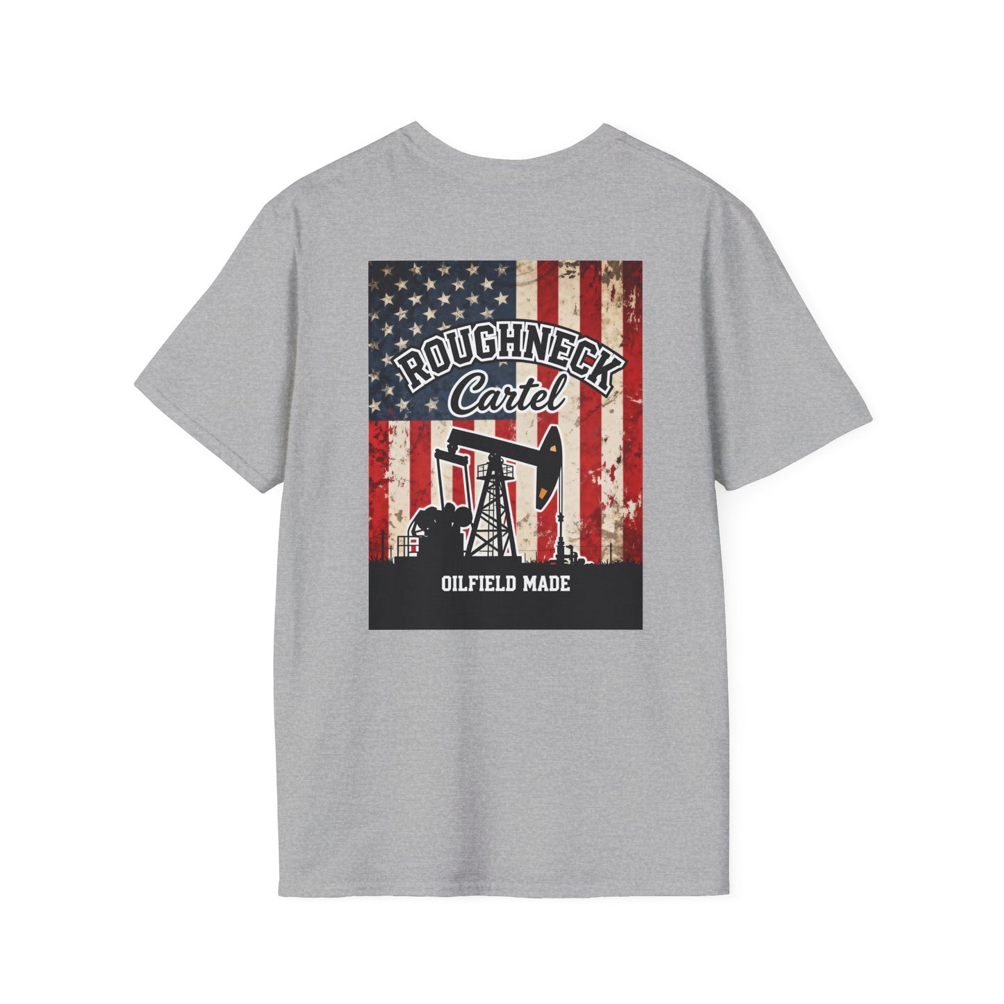 American Flag Oilfield Pumpjack T-Shirt | American Dream