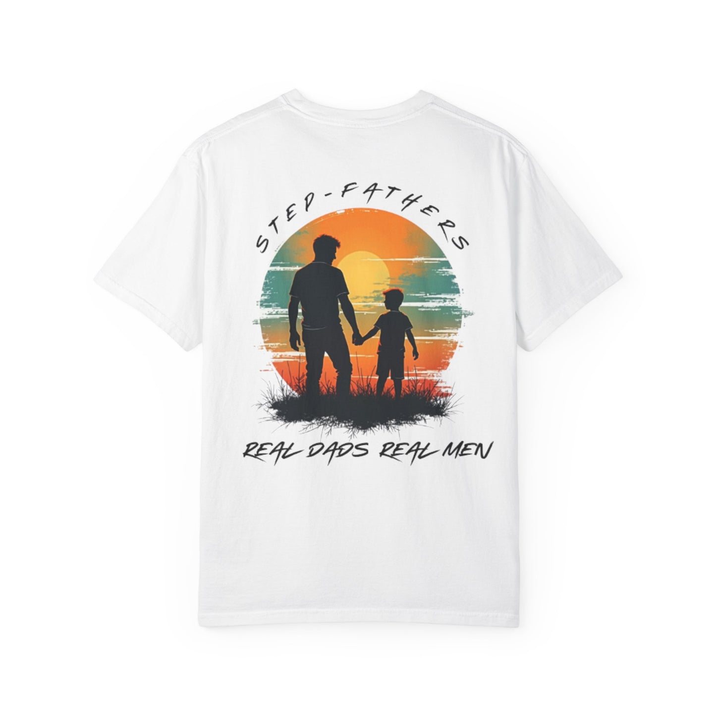 Step Dad Sunset T-Shirt, Stepdad Father's Day Gift, Bonus Dad Shirt, I Stepped Up Dad Tee, Step Father Apparel Gift | Built By Grit