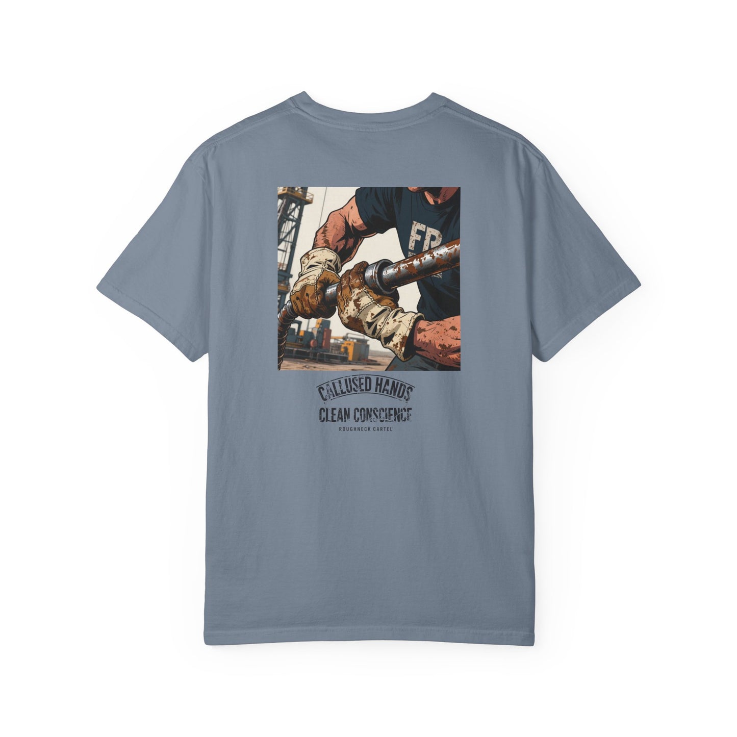 Callused Hands Vintage Workwear T-Shirt — Oilfield Tradesman Graphic