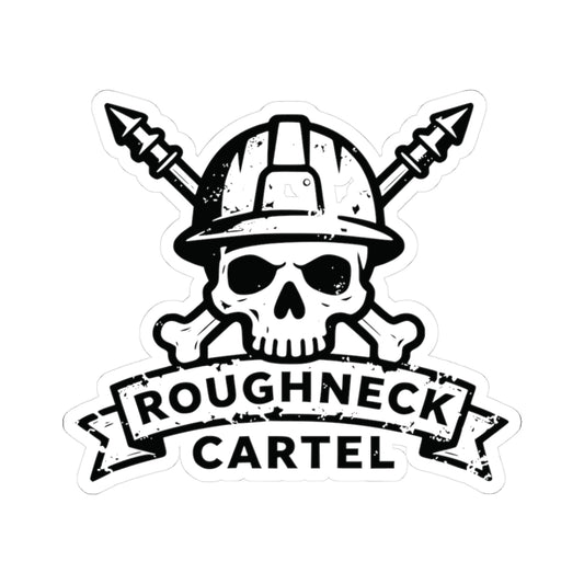 Roughneck Cartel Skull Logo Kiss-Cut Stickers