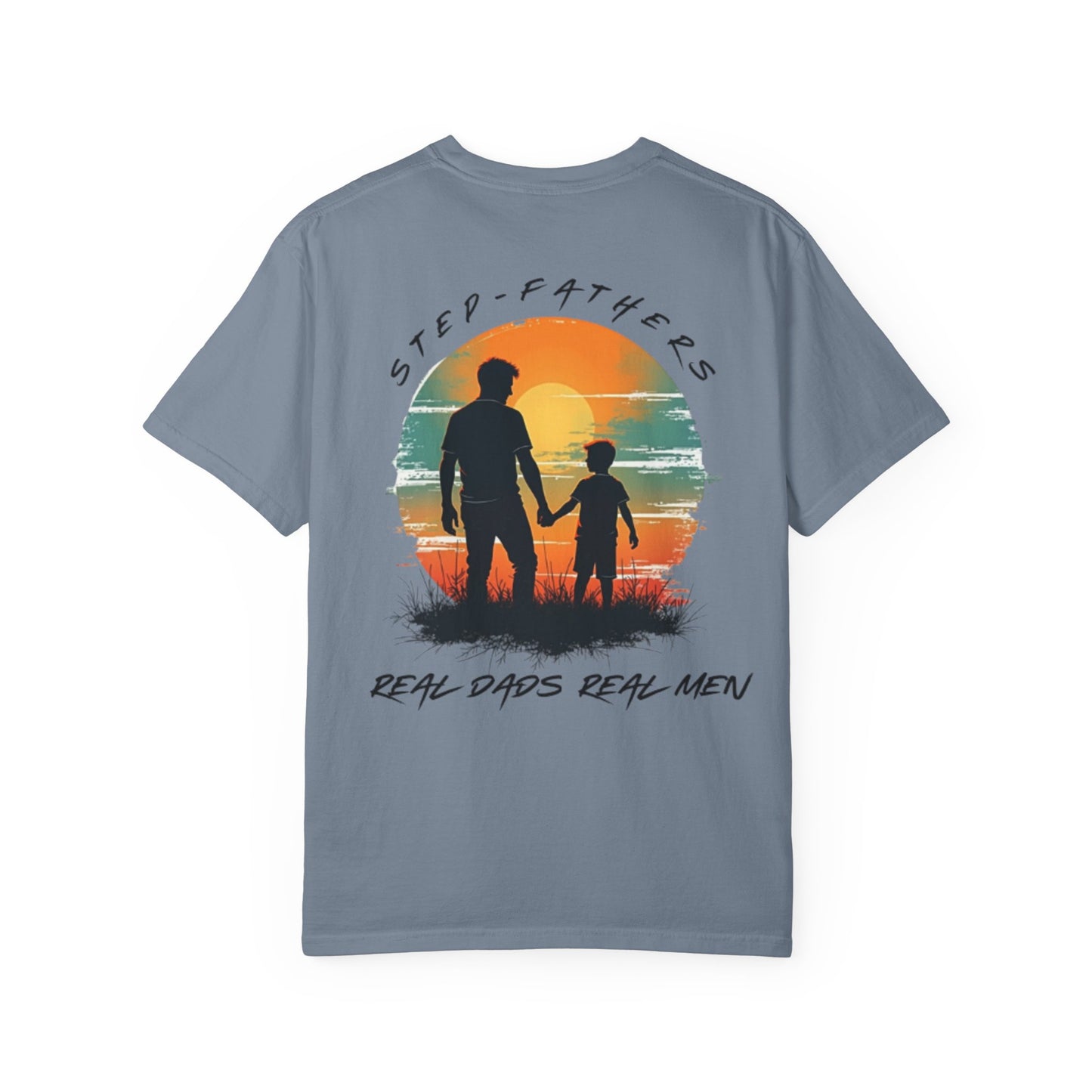 Step Dad Sunset T-Shirt, Stepdad Father's Day Gift, Bonus Dad Shirt, I Stepped Up Dad Tee, Step Father Apparel Gift | Built By Grit