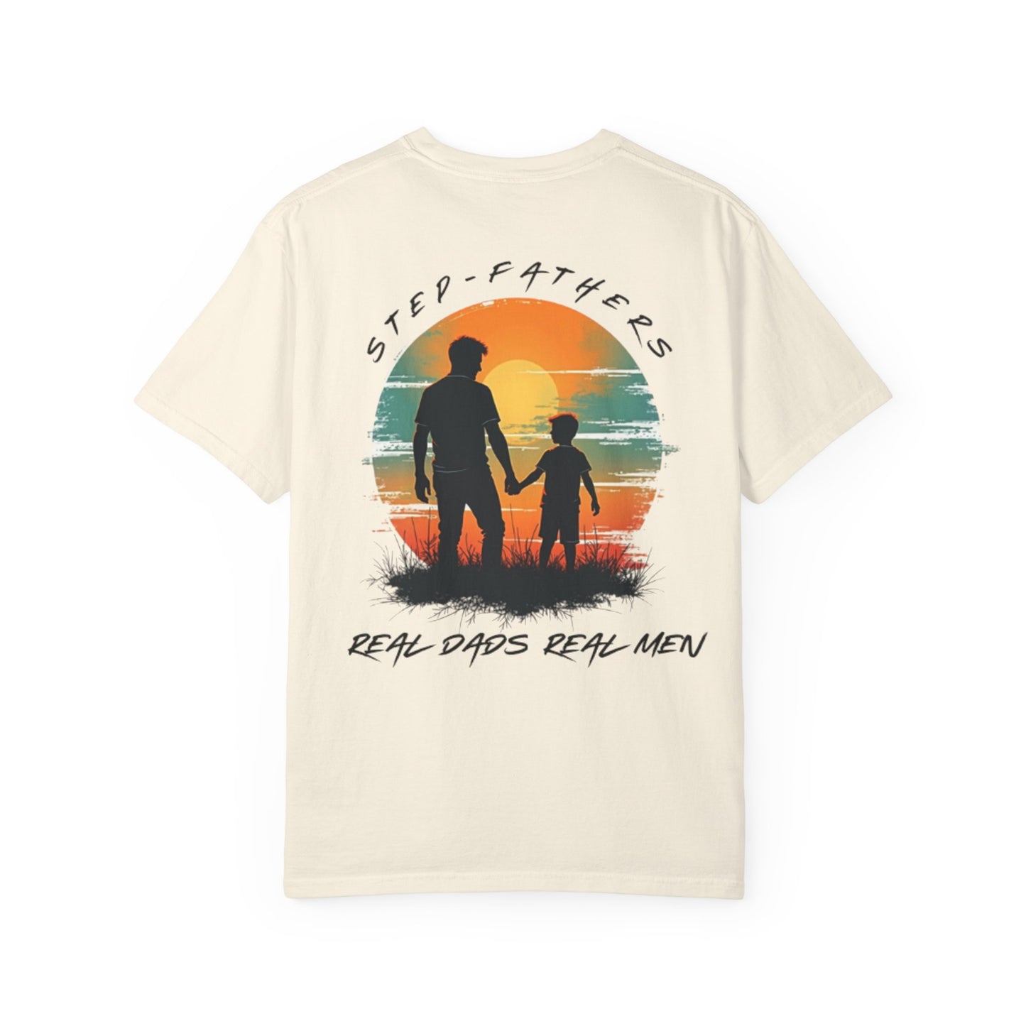 Step Dad Sunset T-Shirt, Stepdad Father's Day Gift, Bonus Dad Shirt, I Stepped Up Dad Tee, Step Father Apparel Gift | Built By Grit