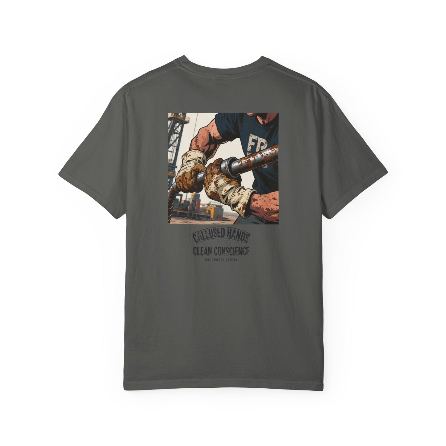 Callused Hands Vintage Workwear T-Shirt — Oilfield Tradesman Graphic