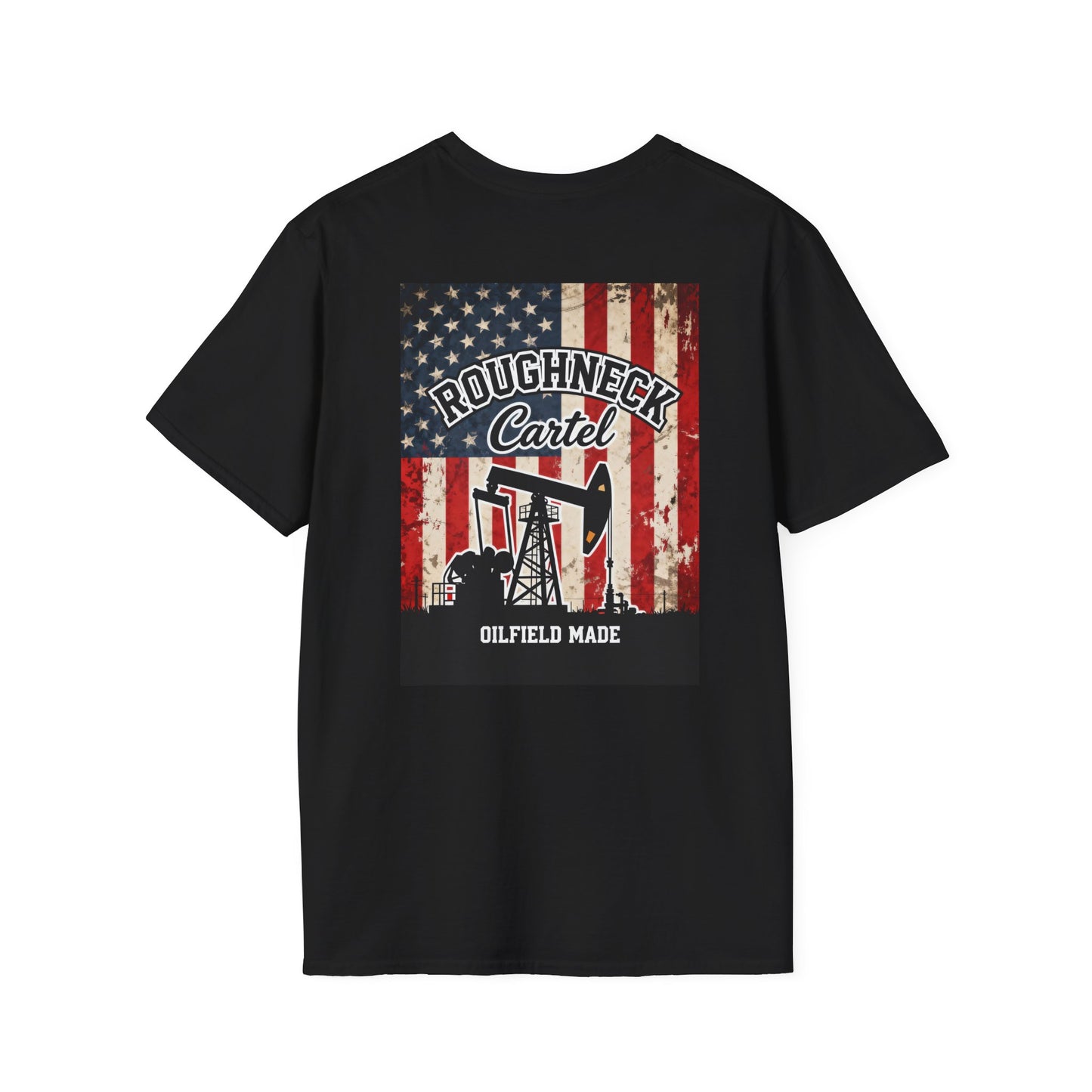 American Flag Oilfield Pumpjack T-Shirt | American Dream