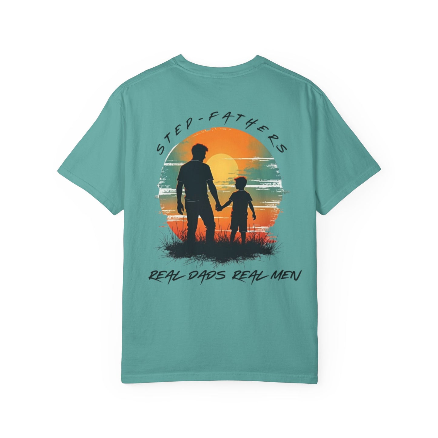 Step Dad Sunset T-Shirt, Stepdad Father's Day Gift, Bonus Dad Shirt, I Stepped Up Dad Tee, Step Father Apparel Gift | Built By Grit
