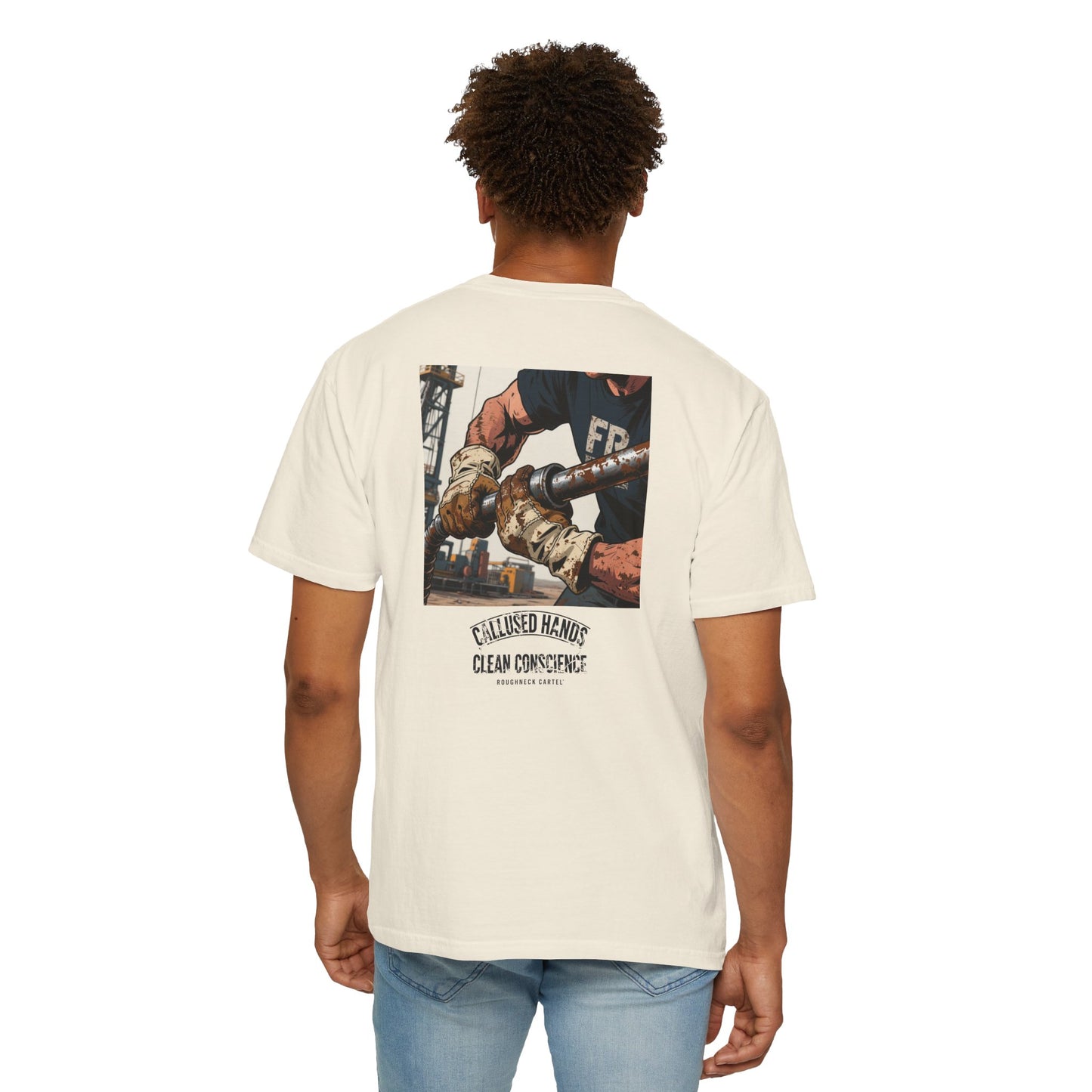 Callused Hands Vintage Workwear T-Shirt — Oilfield Tradesman Graphic