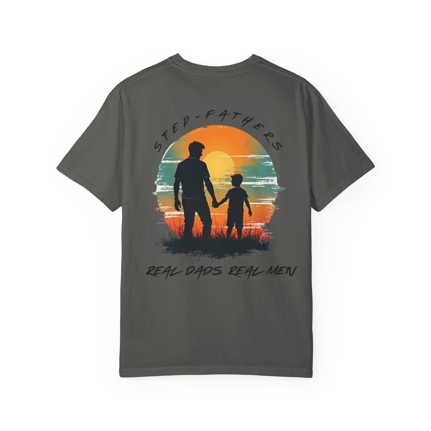 Step Dad Sunset T-Shirt, Stepdad Father's Day Gift, Bonus Dad Shirt, I Stepped Up Dad Tee, Step Father Apparel Gift | Built By Grit