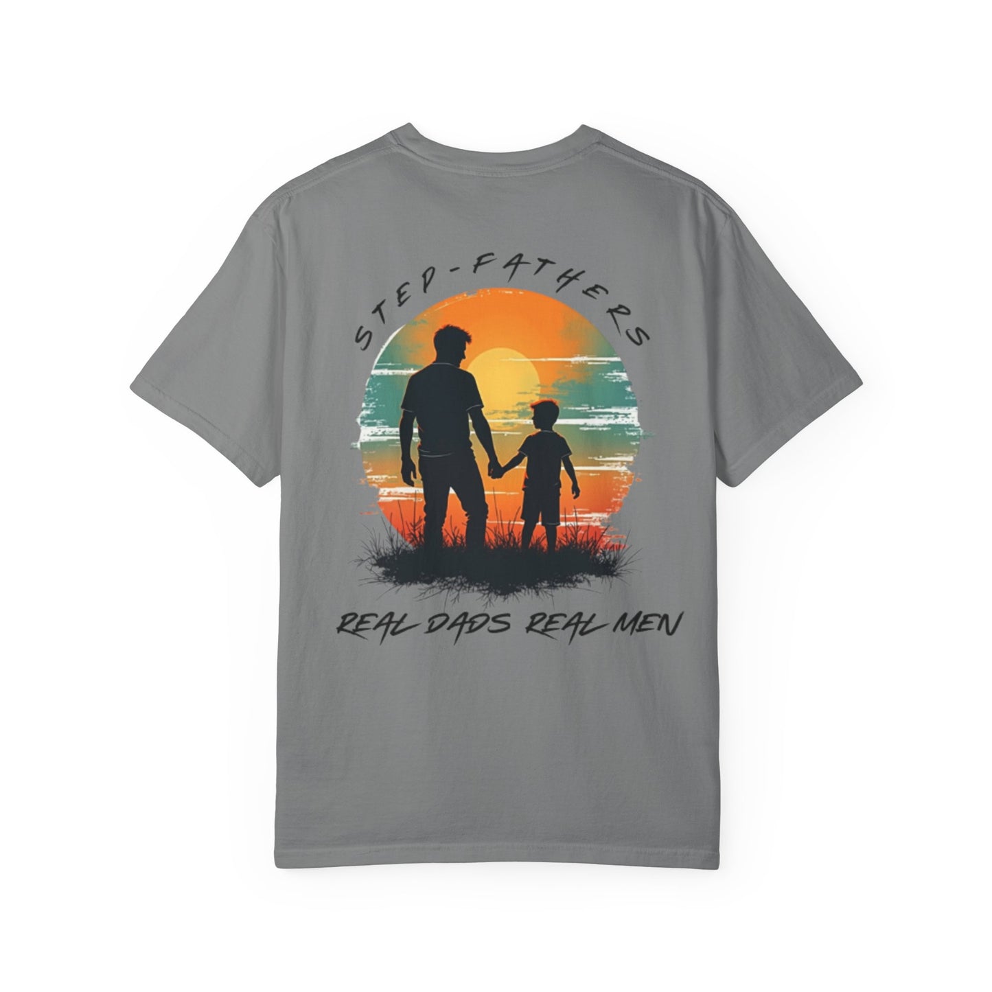 Step Dad Sunset T-Shirt, Stepdad Father's Day Gift, Bonus Dad Shirt, I Stepped Up Dad Tee, Step Father Apparel Gift | Built By Grit